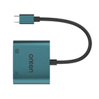 اونتن محول ٢ في ١ USB-C إلى HDMI 4K مع Ethernet (RJ45) 10/100Mbps، OTN-UC288