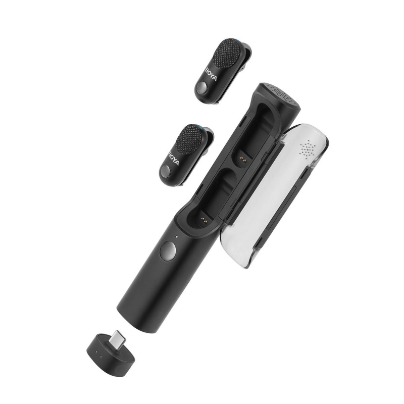 BOYA Microphone Wireless Modular Magic 02 USB-C 3.5mm Lightning