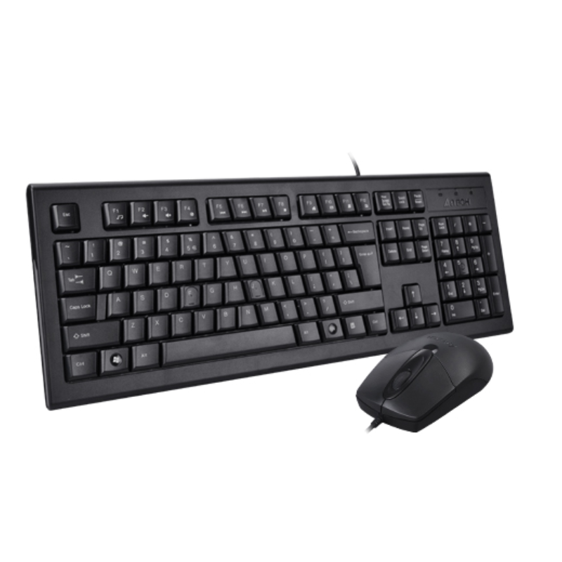 ‏⁦A4tech⁩ لوحة مفاتيح وماوس كومبو ⁦USB⁩ ⁦KRS-8572⁩