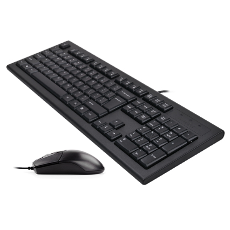 ‏⁦A4tech⁩ لوحة مفاتيح وماوس كومبو ⁦USB⁩ ⁦KRS-8572⁩