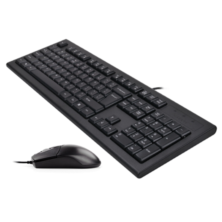‏⁦A4tech⁩ لوحة مفاتيح وماوس كومبو ⁦USB⁩ ⁦KRS-8572⁩