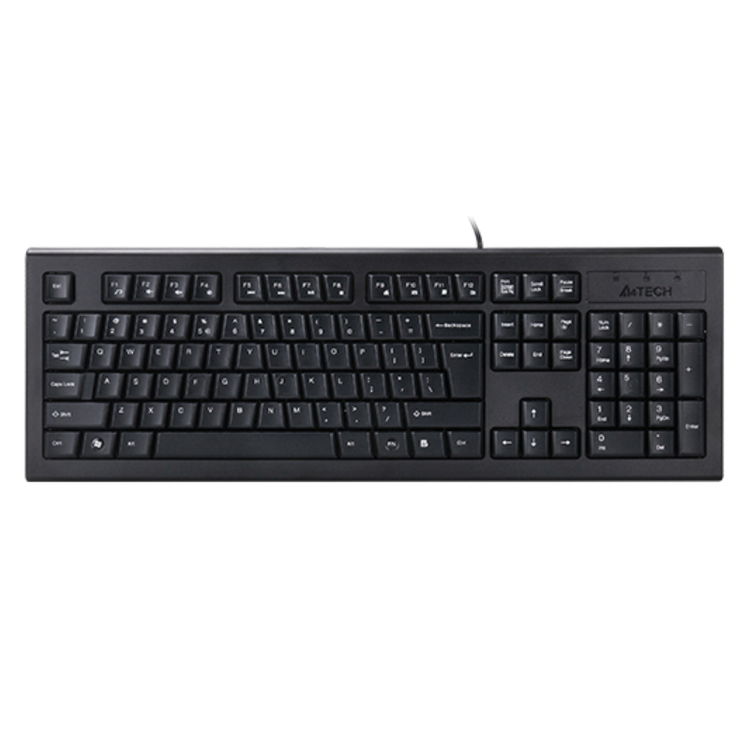 ‏⁦A4Tech⁩ لوحة مفاتيح ⁦KRS-85⁩ ⁦USB⁩ سلكية