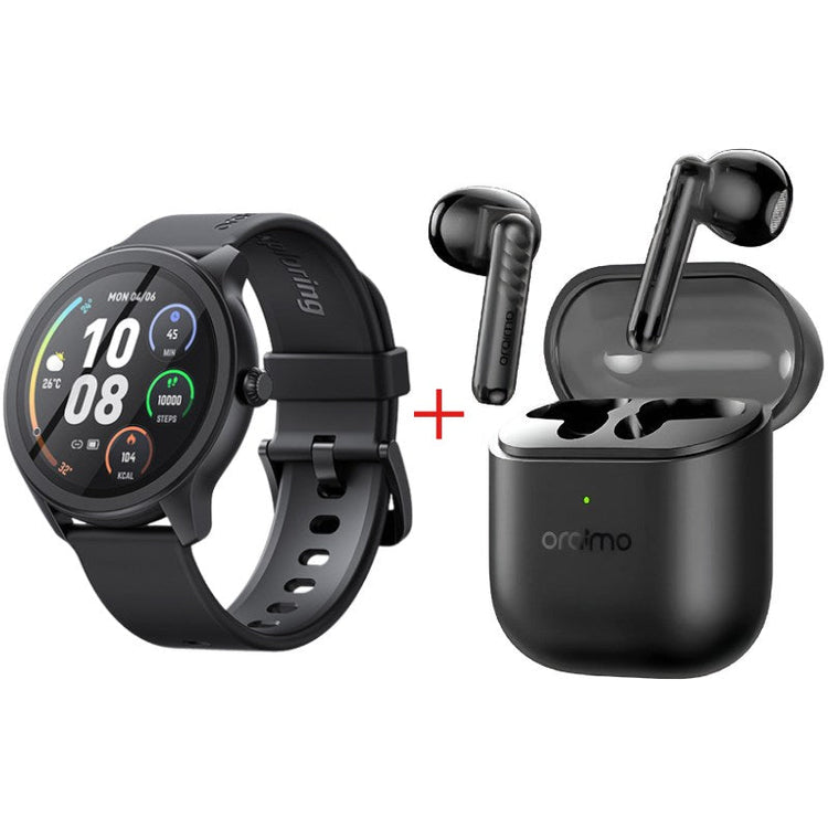 اورايمو 2R ساعة ذكية، OSW-30 اسود اورايمو FreePods Neo سماعات اذن لاسلكية، OTW-330S