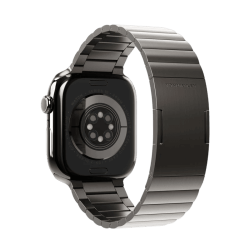 vonmahlen Link Bracelet Pro Stainless Steel for Apple Watch 44 45 46 49mm Granite
