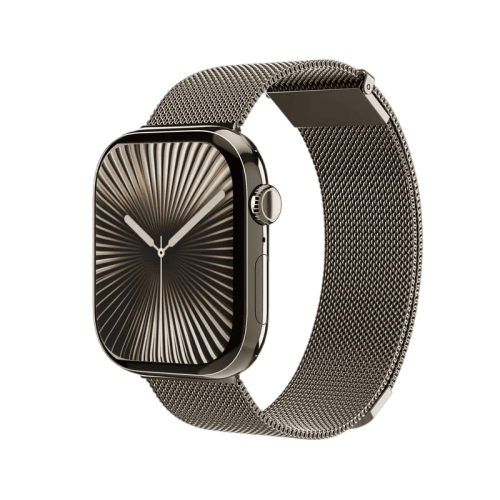 vonmahlen Milanese Loop 2 for Apple Watch 40 41 42mm Desert Sand