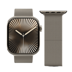 vonmahlen Milanese Loop 2 for Apple Watch 40 41 42mm Desert Sand