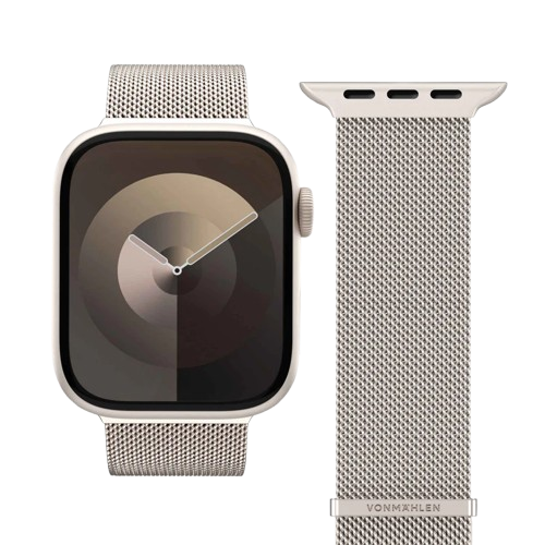 vonmahlen Milanese Loop 2 for Apple Watch 44 45 46 49mm Champagne
