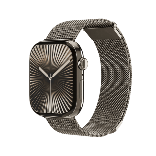 vonmahlen Milanese Loop 2 for Apple Watch 44 45 46 49mm Desert Sand