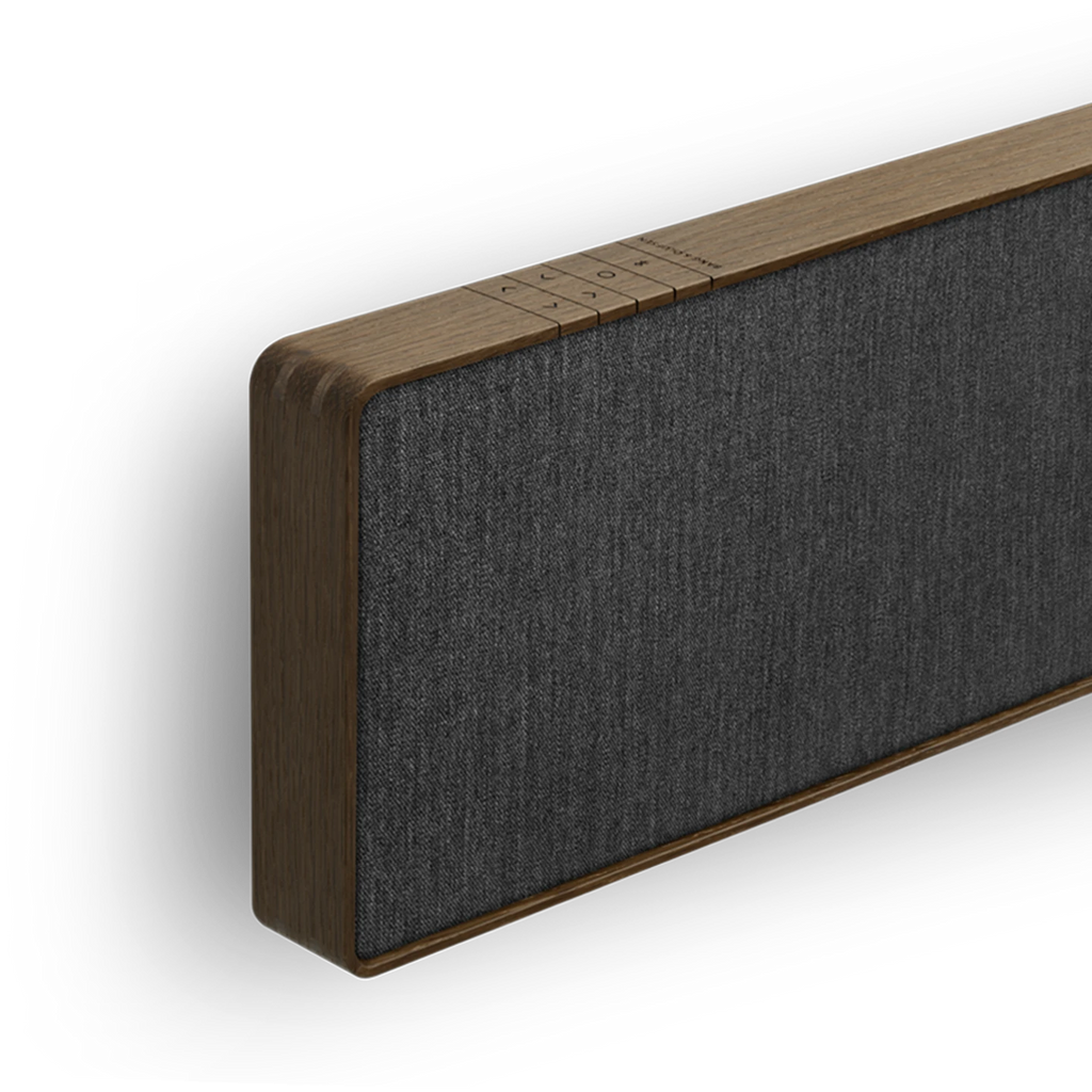 Bang & Olufsen Beosound Stage Wireless Soundbar With Dolby Atmos Smoked Oak