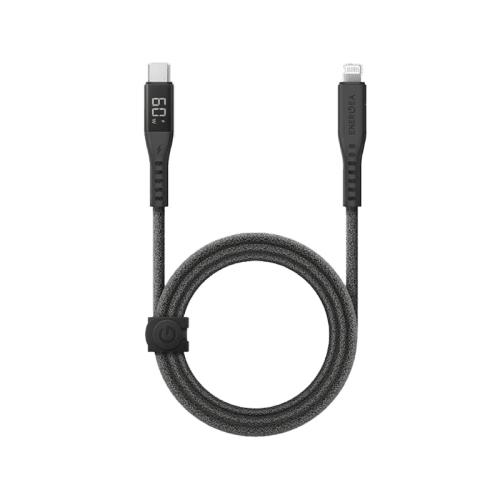 ENERGEA Flow Lightning to USB-C Cable With Display