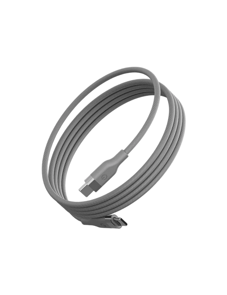 ENERGEA HELIX 100W USB-C to USB-C Magnetic Fast Charging Cable NATURAL
