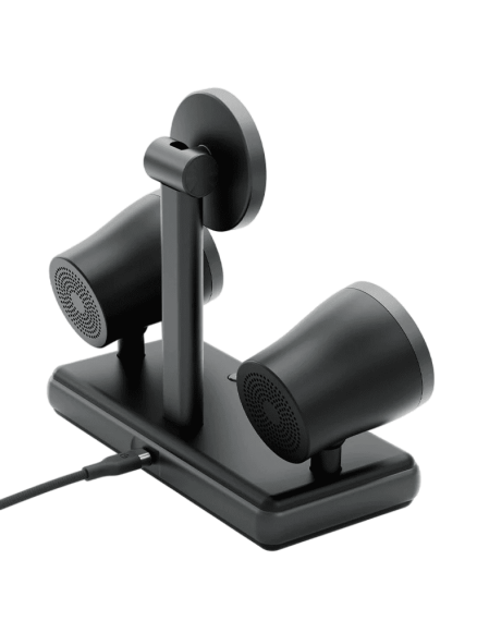 ENERGEA MagAudio Stand Qi2 Certified Wireless Charging & Audio Stand GUNMETAL