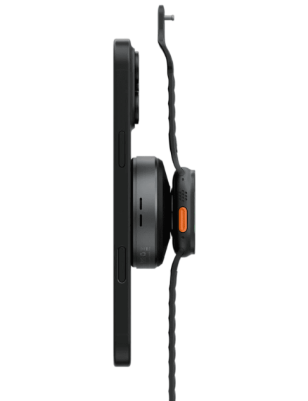 ENERGEA MagDuo Arc Ultra Compact 2-in-1 Wireless Charger with Built in USB C-Cable GUN