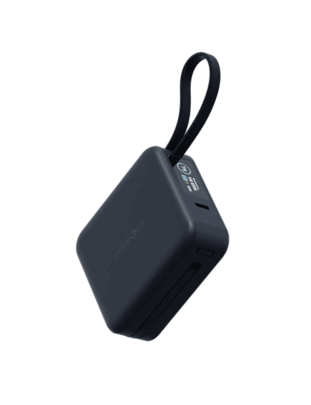 ENERGEA Magpac Mini Plus 10000mAh Magsafe Compatible Power Bank With Built-in C Cables & Display