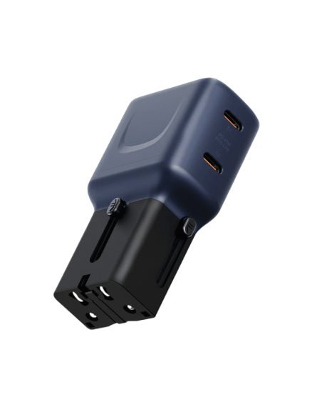 ENERGEA TravelGo Adapter 45 With 2 Port USB-C 45W BLUE