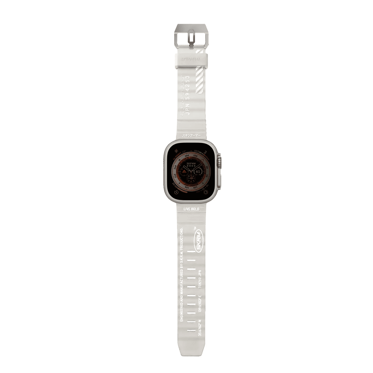 SKINARMA SHOKKU Watch Strap 49/45/44 MM FROST