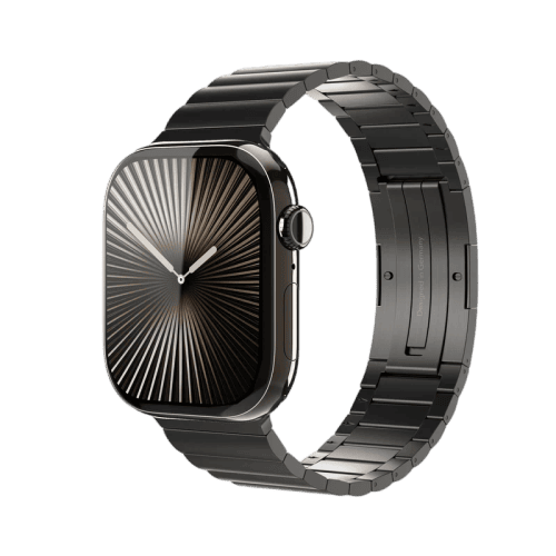 vonmahlen Link Bracelet Pro Stainless Steel for Apple Watch 44 45 46 49mm Granite
