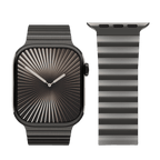 vonmahlen Link Bracelet Pro Stainless Steel for Apple Watch 44 45 46 49mm Granite