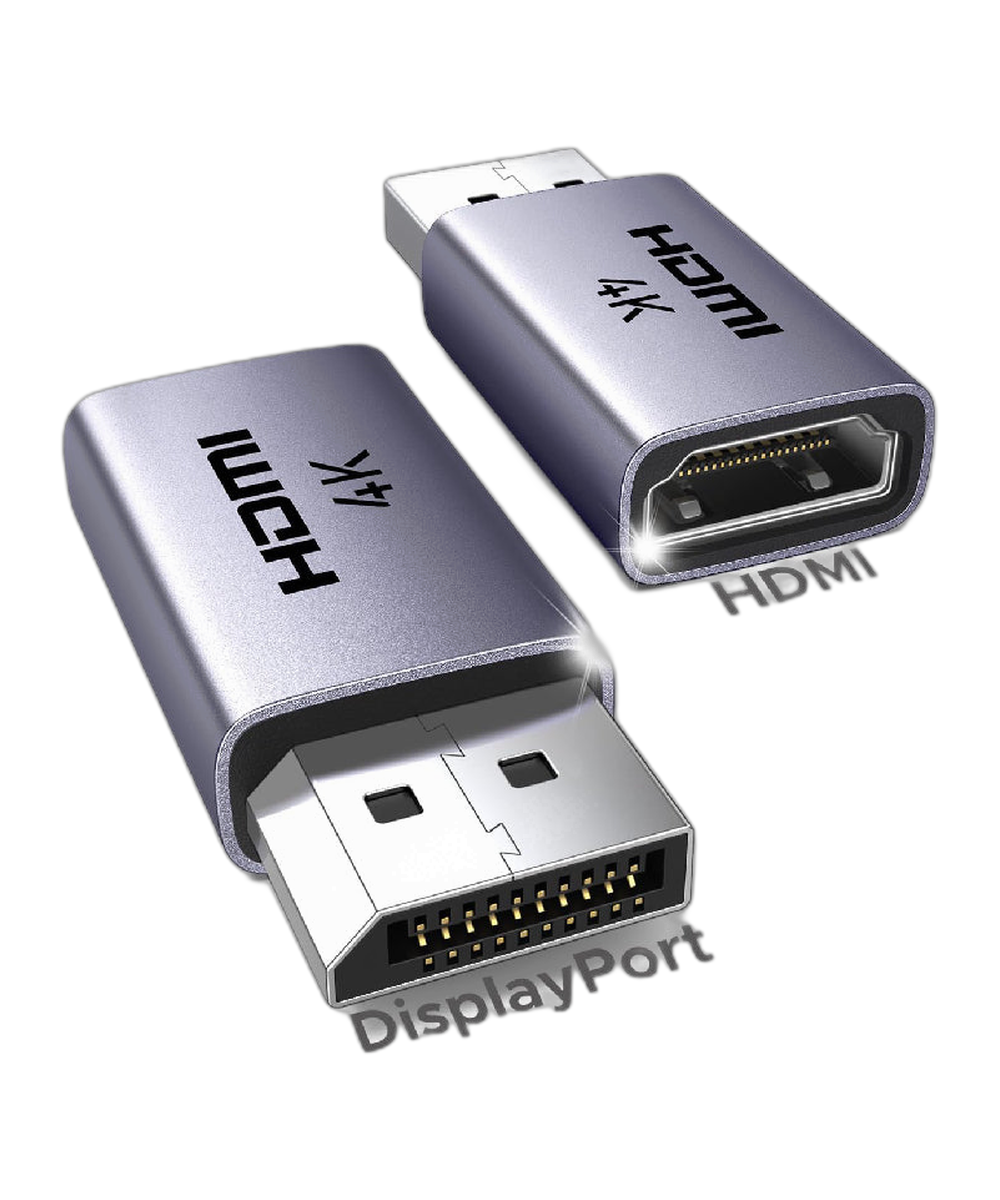 يوجرين 55935 محول DisplayPort(DP) إلى HDMI 4K 30Hz 10.2Gbps (قطعتين)