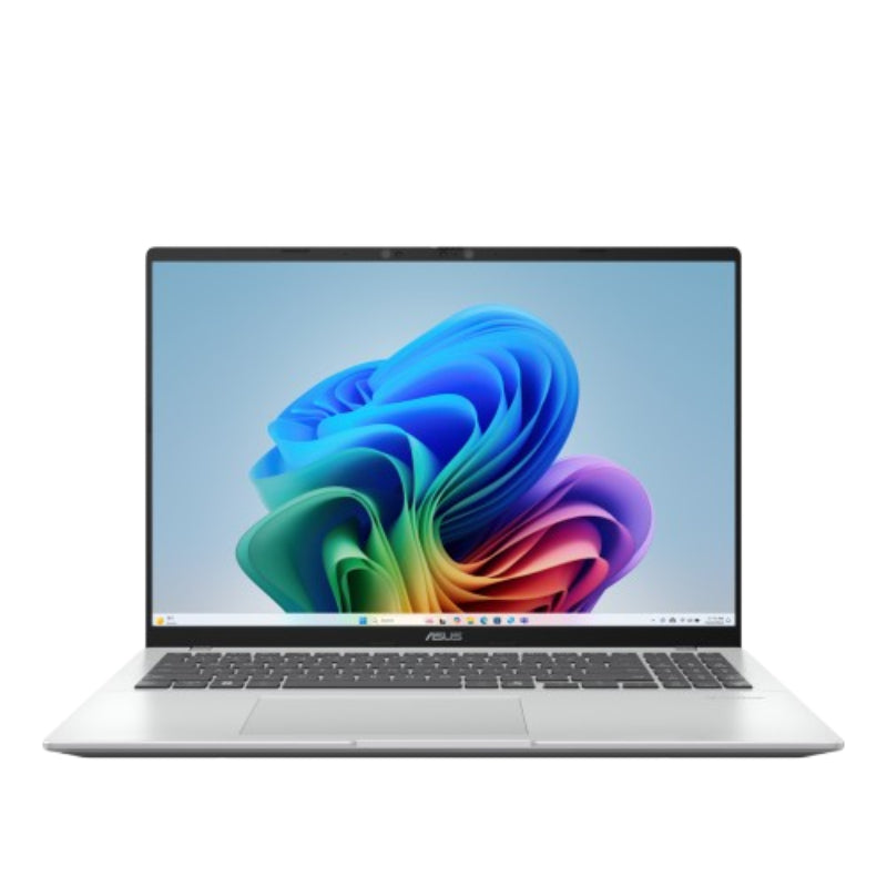 لابتوب ASUS Vivobook 16، Ryzen AI 5 330، رام 16GB، SSD ، شاشة 16" WUXGA، Windows 11، موديل M1607KA-MB155W، فضي Cool