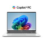 لابتوب ASUS Vivobook 16 معالج Qualcomm Snapdragon® X X1-26-100، ذاكرة 16 جيجابايت، سعة 512 جيجابايت SSD، بطاقة Qualcomm® Adreno™ GPU، شاشة 16 بوصة WUXGA، ويندوز 11، فضي