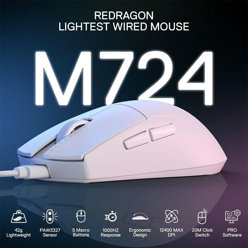 ريدراجون ماوس سلكي M724 الترا لايت
