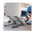 j5create حامل كمبيوتر محمول مزود بموزع USB™ بـ 4 منافذ-JTS223