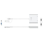j5create محول USB-C® إلى منفذي HDMI™ لشاشات متعددة JCA365