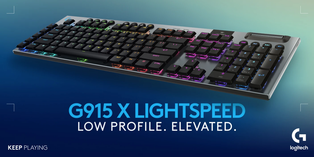 لوجيتك لوحة المفاتيح لاسلكية G915 X Lightspeed