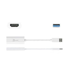 j5create محول USB™ إلى HDMI™ لشاشات متعددة JUA254