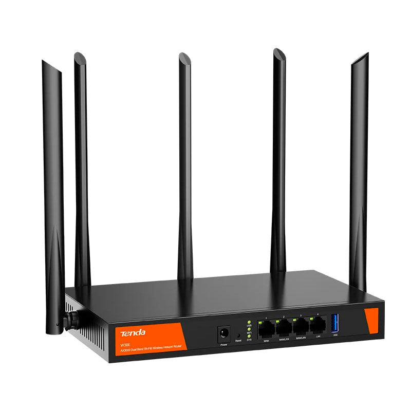 تيندا W30E راوتر هوت سبوت لاسلكي، ثنائي النطاق، واي فاي 6، AX3000