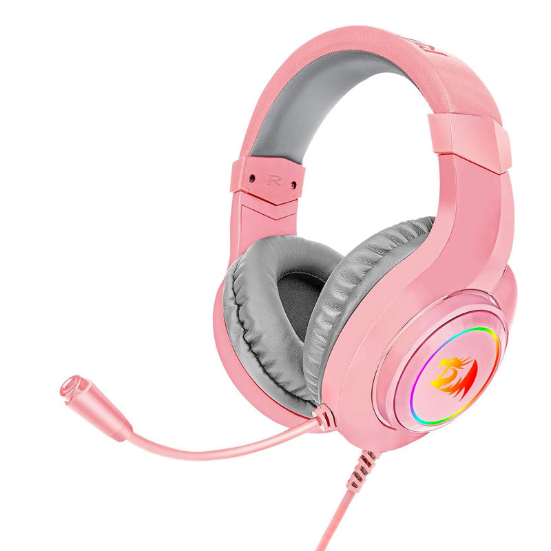 ريدراجون سماعة ألعاب H260 Hylas سلكية ميكروفون عازل للضوضاء وإضاءة RGB