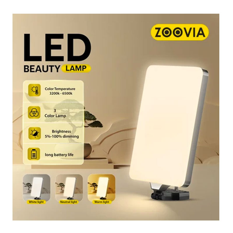 زووفيا R-009 لوحة إضاءة LED احترافية كاملة الشاشة للتجميل وملء الصور