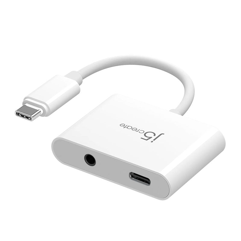 j5create_محول صوت USB-C® إلى 3.5 ملم مع خاصية توصيل الطاقة- JCA122