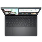 ديل فاسترو 3530 بمعالج Intel® Core™i7-1355U، ذاكرة RAM سعة 8 جيجابايت، هارد ديسك SSD سعة 512 جيجابايت، دقة UHD 15.6 بوصة FHD أسود