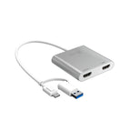 j5create محول USB-C® إلى منفذي HDMI™ لشاشات متعددة JCA365