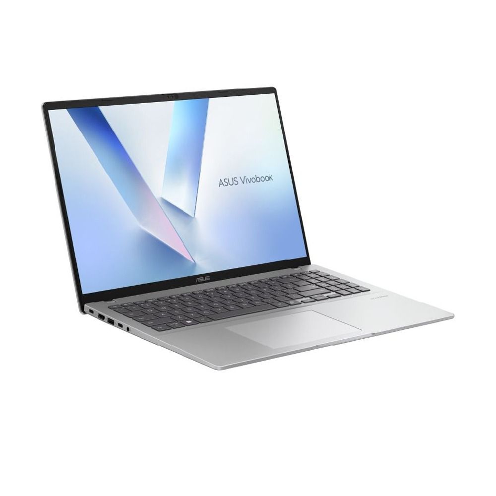 لابتوب ASUS Vivobook 16 معالج Intel® Core™ Ultra 5 325، ذاكرة 16 جيجابايت، سعة 512 جيجابايت SSD، بطاقة Intel® Graphics، شاشة 16 بوصة WUXGA، ويندوز 11، فضي